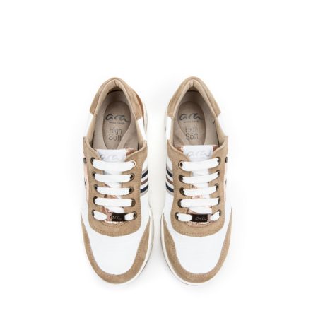 Ženske plitke patike Ara-12-32442.79H bež ravne 5 Creator obuća | Ženska kožna obuća | Ženske kožne patike | Ženske kožne plitke patike | Ženske kožne duboke patike | Sezona proleće leto 2023/2024 | Proleće leto 2023 | Creator |