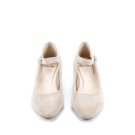 Ženske plitke cipele Ara-12-11540.86 bež na štiklu 5 Creator obuća | Ženska kožna obuća | Ženske kožne tašne | Ženske kožne cipele | Ženske kožne sandale | Ženske kožne papuče | Ženske kožne mokasine | Ženske kožne patike | Ženske kožne baletanke | Ženske kožne torbe | Muška kožna obuća | Sezona proleće leto 2024 | Proleće leto 2024 | Creator |