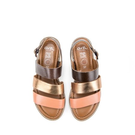 Ženske kožne sandale Ara-12-16704.09G braon ravne 5 Creator obuća | Ženska kožna obuća | Ženske kožne tašne | Ženske kožne cipele | Ženske kožne sandale | Ženske kožne papuče | Ženske kožne mokasine | Ženske kožne patike | Ženske kožne baletanke | Ženske kožne torbe | Muška kožna obuća | Sezona proleće leto 2024 | Proleće leto 2024 | Creator |