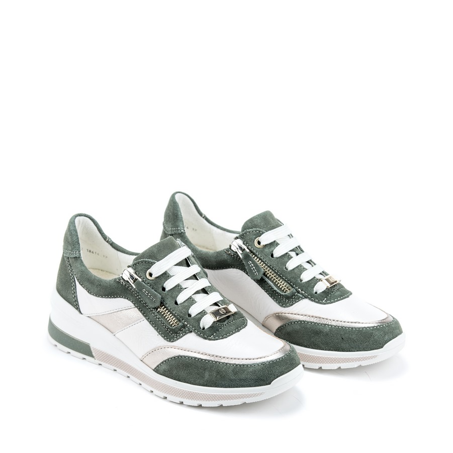 Ženske plitke patike Ara-12-18414.17G zelene ravne 7 Creator obuća | Ženska kožna obuća | Ženske kožne tašne | Ženske kožne cipele | Ženske kožne sandale | Ženske kožne papuče | Ženske kožne mokasine | Ženske kožne patike | Ženske kožne baletanke | Ženske kožne torbe | Muška kožna obuća | Sezona proleće leto 2024 | Proleće leto 2024 | Creator |