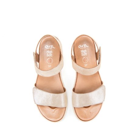 Ženske kožne sandale Ara-12-38113.18G bež ravne 5 Creator obuća | Ženska kožna obuća | Ženske kožne tašne | Ženske kožne cipele | Ženske kožne sandale | Ženske kožne papuče | Ženske kožne mokasine | Ženske kožne patike | Ženske kožne baletanke | Ženske kožne torbe | Muška kožna obuća | Sezona proleće leto 2024 | Proleće leto 2024 | Creator |