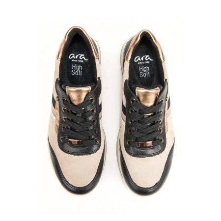 Ženske plitke patike Ara-12-32442.18H bež ravne 5 14486 ara 12 32442 18h sand schwarz 3