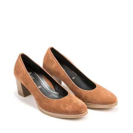 Ženske kožne plitke cipele Ara-12-13402.06G bež na štiklu