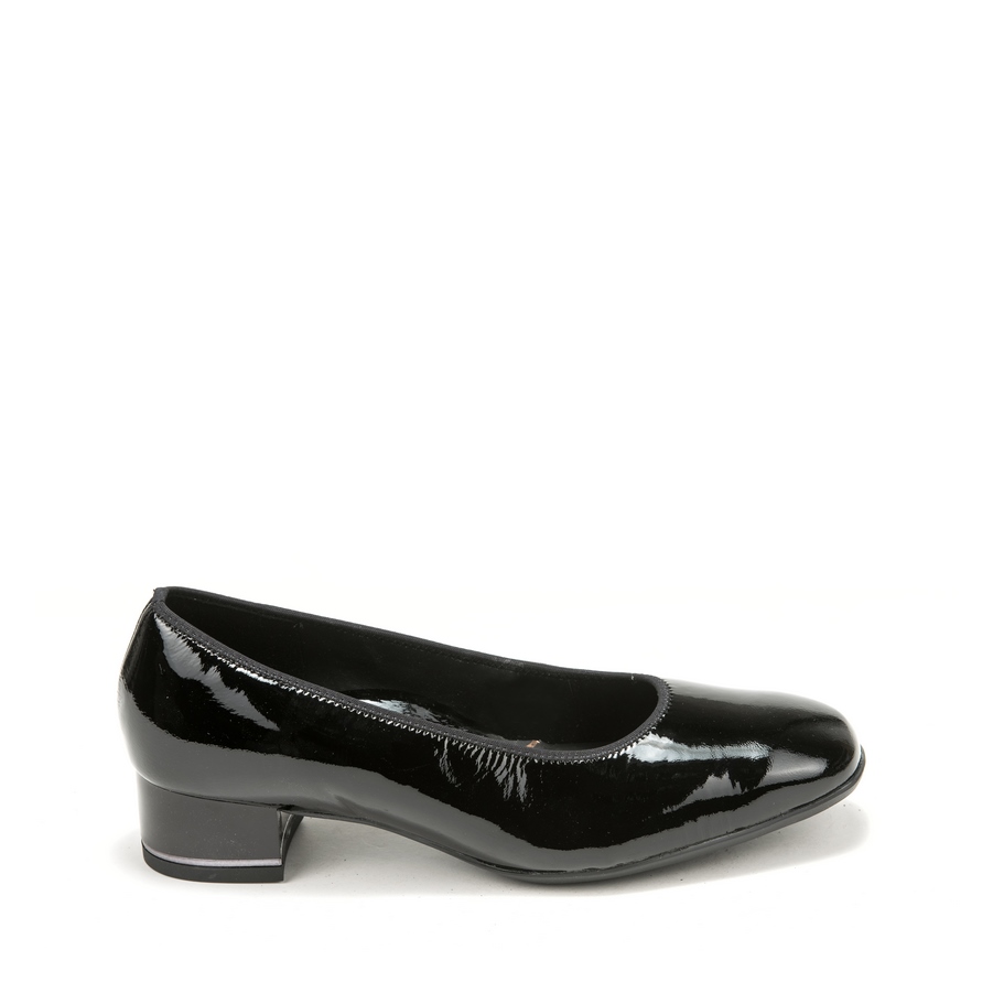 Ženske kožne plitke cipele Ara-12-21838.20H crne na štiklu 2 Ženske kožne plitke cipele Ara-12-21838.20H crne na štiklu - Slika 2