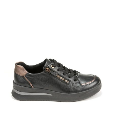 Alternative view of Ženske plitke patike Ara-12-23301.01G crne ravne