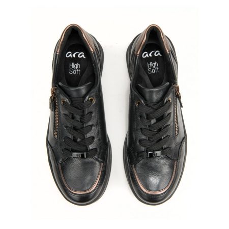 Ženske plitke patike Ara-12-23301.01G crne ravne 5 14498 ara 12 23301 01g schwarz 3