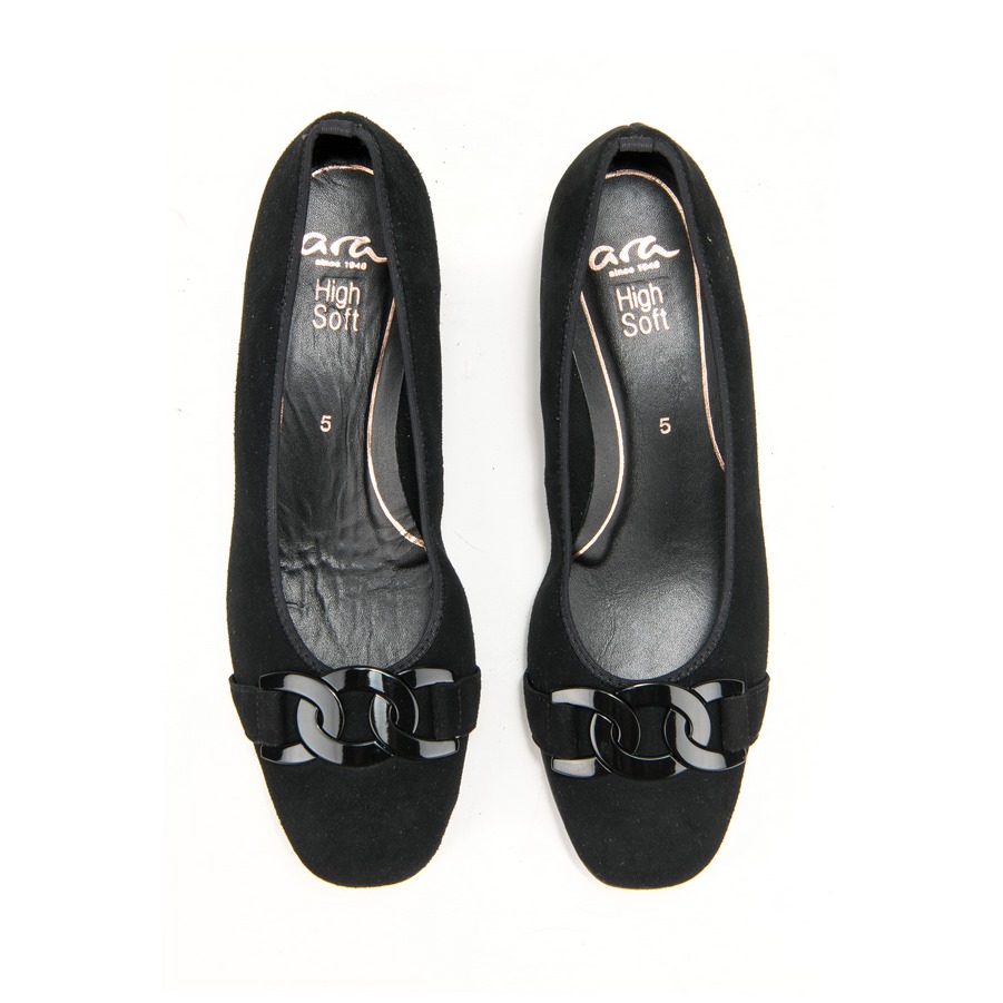 Ženske kožne plitke cipele Ara-12-11806.11H crne na štiklu 3 Ženske kožne plitke cipele Ara-12-11806.11H crne na štiklu - Slika 3