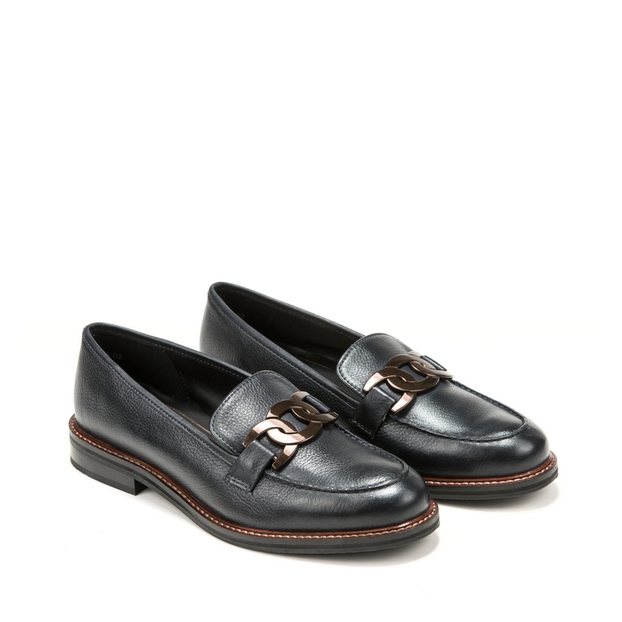 Ženske kožne plitke cipele Ara-12-11203.02F/1/2 plave ravne 6 14503 ara 12 11203 02f 1 2 blau 2