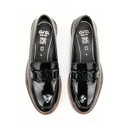 Ženske kožne plitke cipele Ara-12-11203.01F1/2 crne ravne 5 14508 ara 12 11203 01f1 2 schwarz 3