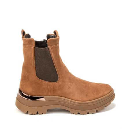 Alternative view of Ženske plitke čizme Ara-12-36105.08H braon ravne