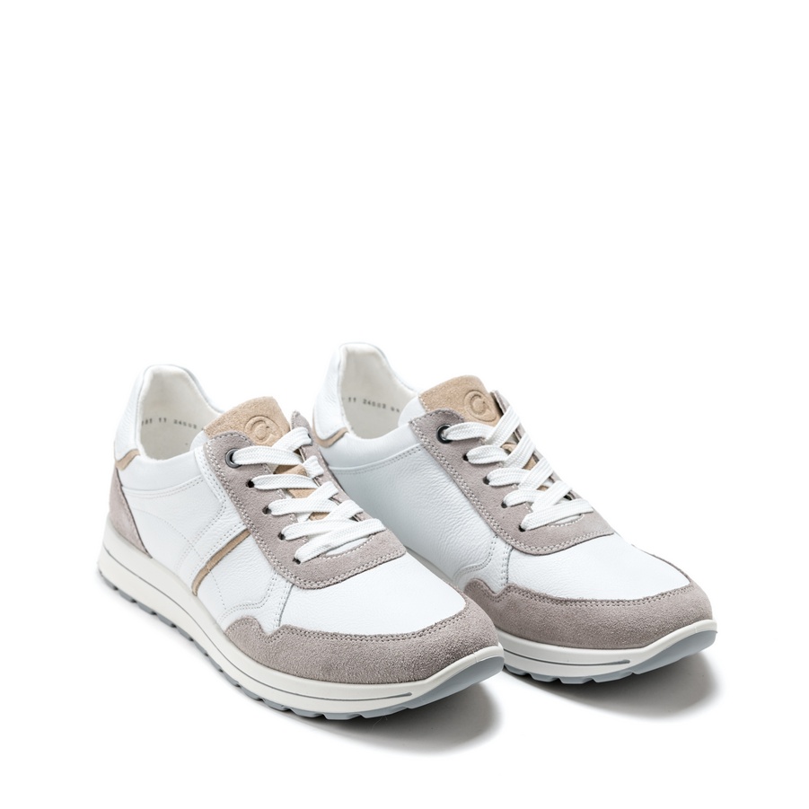 Muške plitke patike Ara-11-24502-08H bele ravne 1 Muške plitke patike Ara-11-24502-08H bele ravne