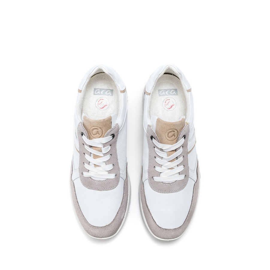 Muške plitke patike Ara-11-24502-08H bele ravne 3 Muške plitke patike Ara-11-24502-08H bele ravne - Slika 3