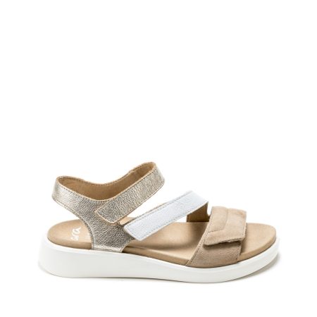 Alternative view of Ženske kožne sandale Ara-12-21407.11H bež ravne