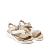 Ženske kožne sandale Ara-12-21407.11H bež ravne