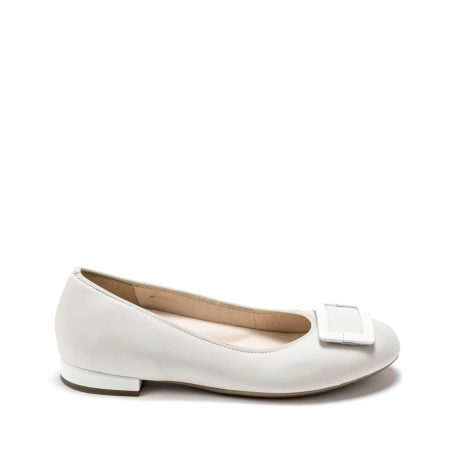 Alternative view of Ženske kožne baletanke Ara-12-20603.09H krem ravne