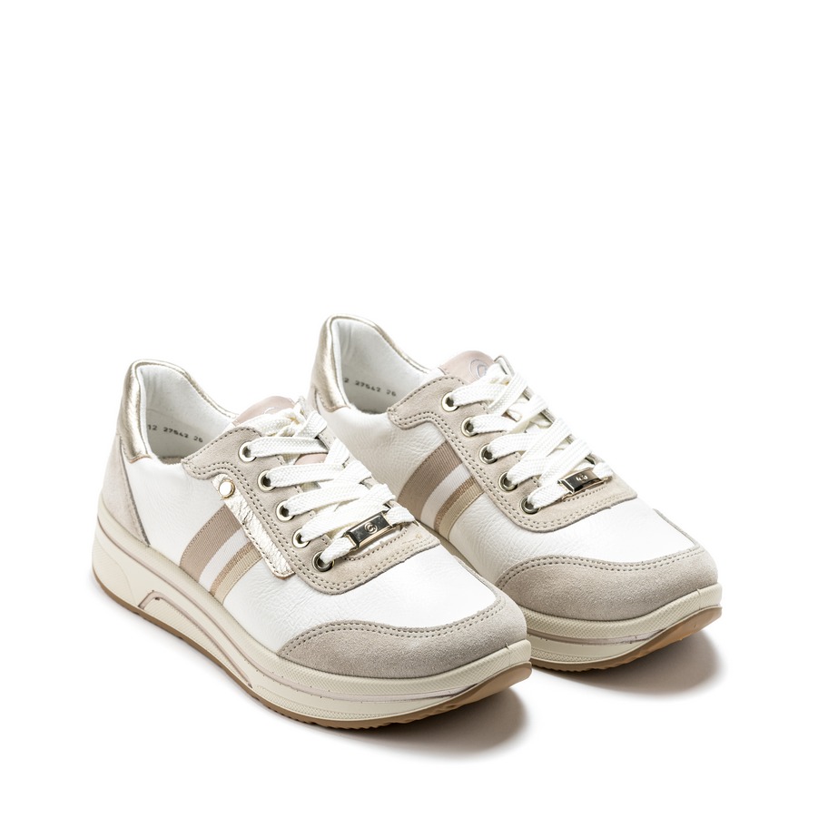 Ženske plitke patike Ara-12-27542.26H bež ravne 1 Ženske plitke patike Ara-12-27542.26H bež ravne