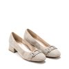 Ženske kožne plitke cipele Ara-12-20402.08H bež na štiklu