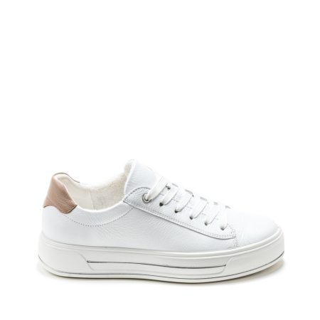 Alternative view of Ženske plitke patike Ara-12-23003.04H bele ravne