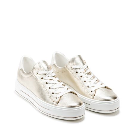 Ženske plitke patike Ara-12-23003.11H zlatne ravne