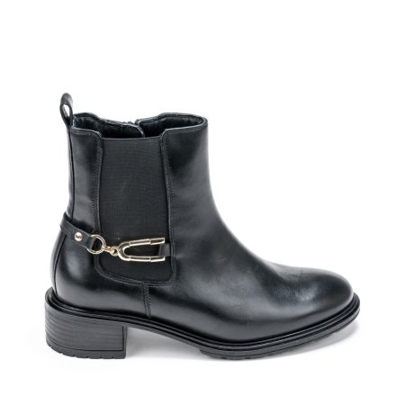 Alternative view of Ženske plitke čizme Ara-12-26104.01G crne ravne