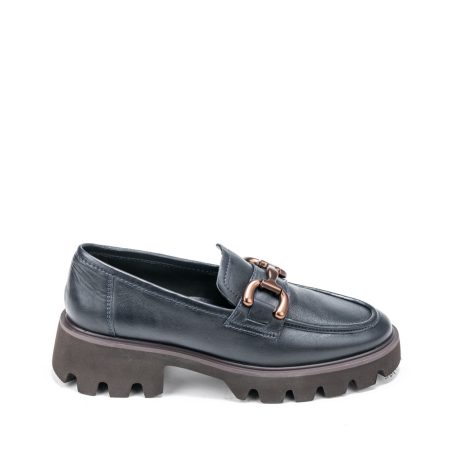 Alternative view of Ženske kožne mokasine Ara-12-21701.02F1/2 teget ravne