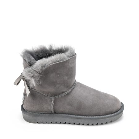 Alternative view of Ženske kožne plitke čizme Ara-12-29946.10H sive ravne