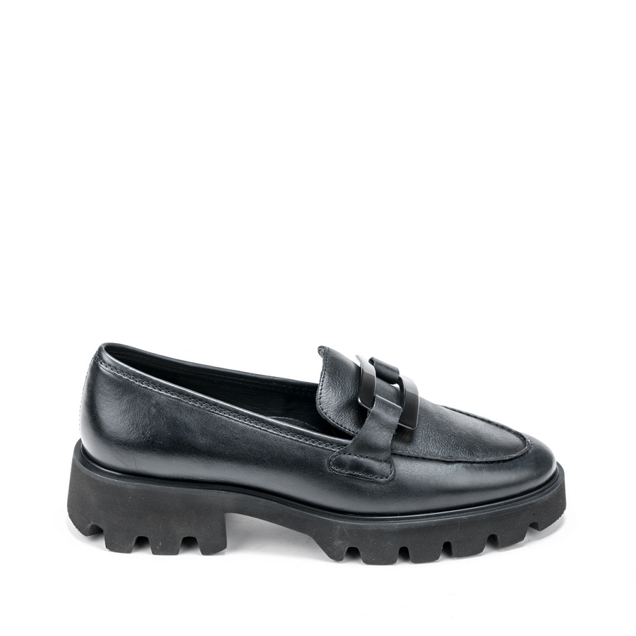 Ženske kožne mokasine Ara-12-21703.01F1/2 crne ravne 2 Ženske kožne mokasine Ara-12-21703.01F1/2 crne ravne - Slika 2