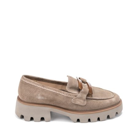 Alternative view of Ženske kožne mokasine Ara-12-21703.05F1/2 bež ravne