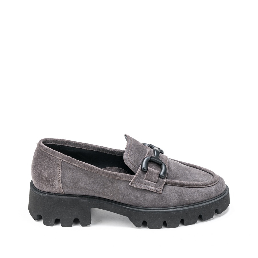 Ženske kožne mokasine Ara-12-21701.10F1/2 sive ravne 2 Ženske kožne mokasine Ara-12-21701.10F1/2 sive ravne - Slika 2