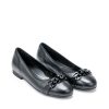 Ženske kožne baletanke Ara-12-31327.01G teget ravne