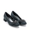 Ženske kožne plitke cipele Ara-12-20420.01H crne na štiklu