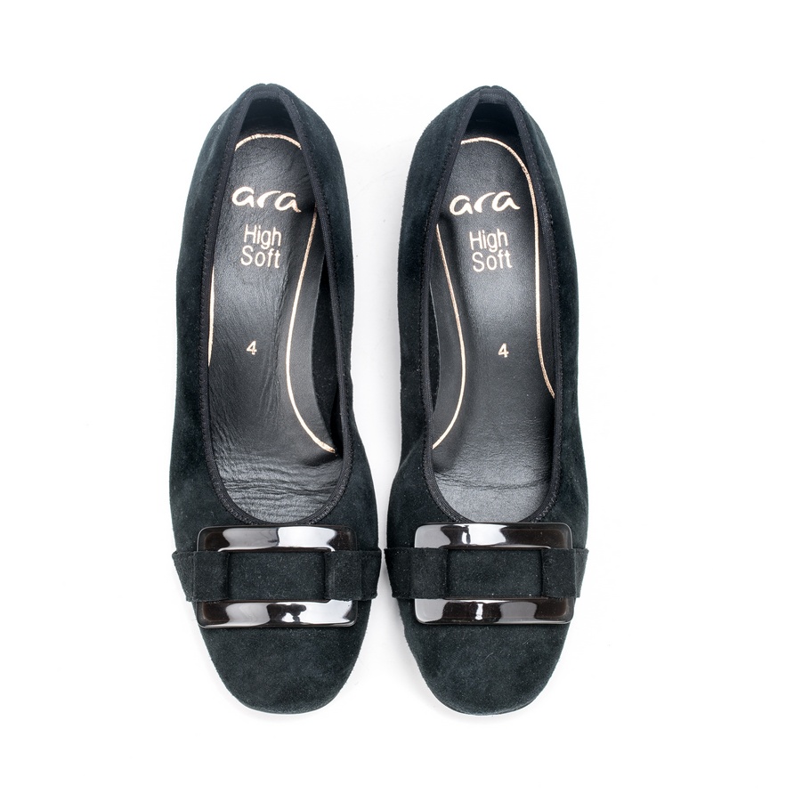 Ženske kožne plitke cipele Ara-12-20420.01H crne na štiklu 3 Ženske kožne plitke cipele Ara-12-20420.01H crne na štiklu - Slika 3