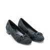 Ženske kožne baletanke Ara-12-20605.01H crne ravne