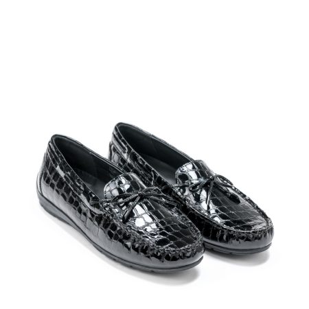 Ženske kožne plitke cipele Ara-12-19212.81G crne na platformu