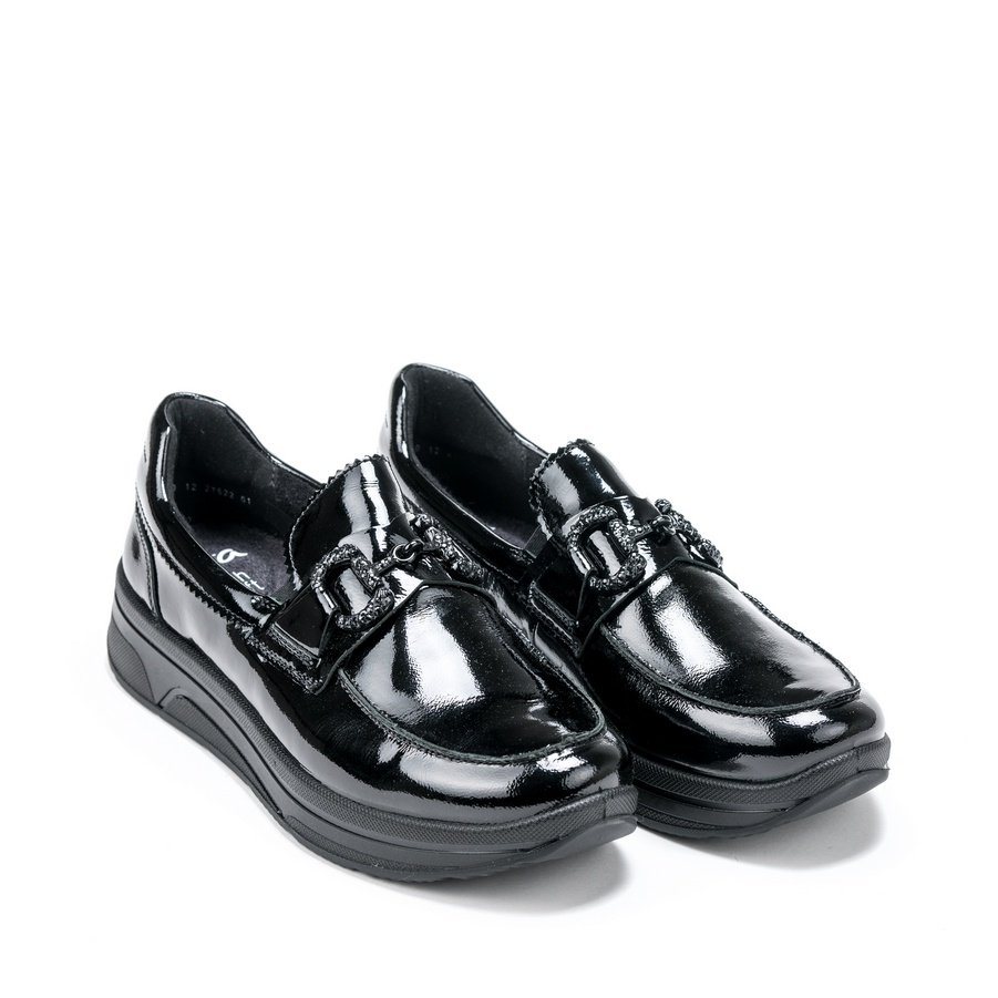 Ženske plitke cipele Ara-12-27522.01H crne na platformu 1 Ženske plitke cipele Ara-12-27522.01H crne na platformu