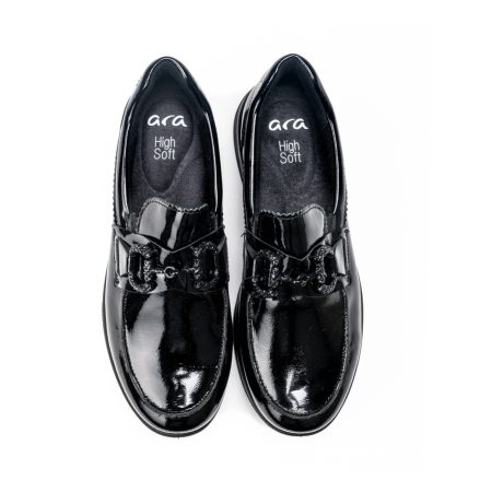 Ženske plitke cipele Ara-12-27522.01H crne na platformu 5 16146 ara 12 27522 01h muranolack schwarz 3