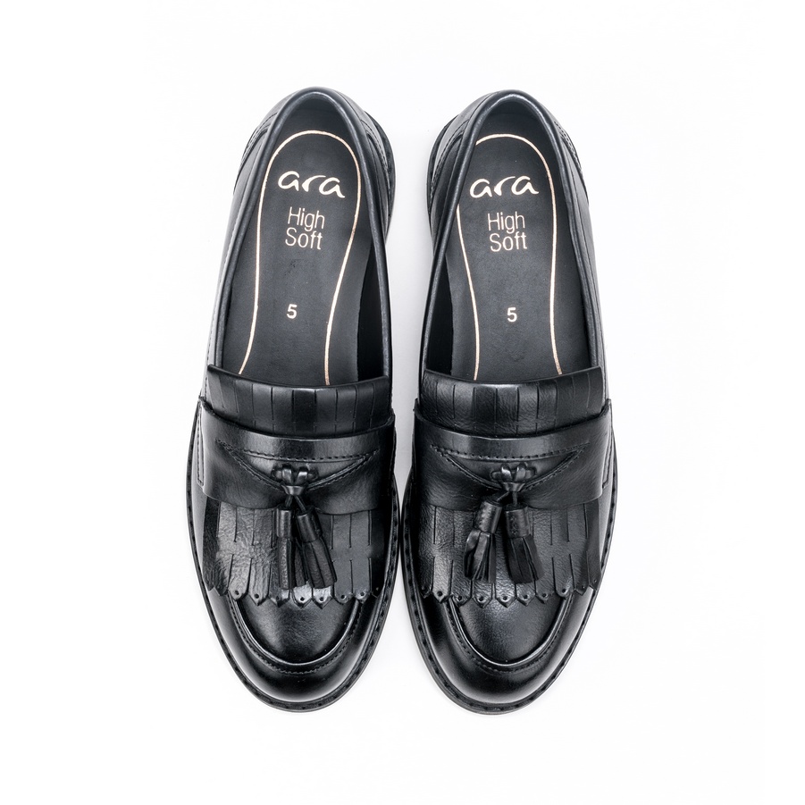 Ženske kožne mokasine Ara-12-11246.01G crne ravne 3 Ženske kožne mokasine Ara-12-11246.01G crne ravne - Slika 3