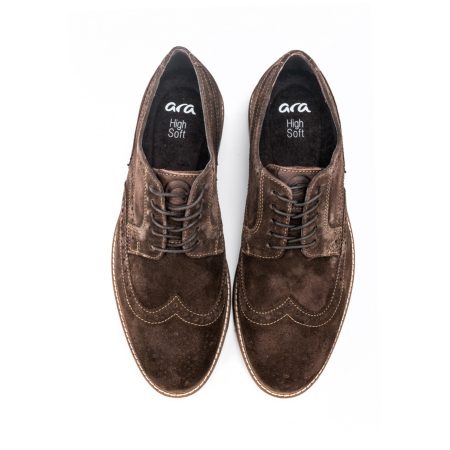 Muške plitke cipele Ara-11-26504.24 braon ravne 5 16153 ara 11 26504 24 velour moro 3