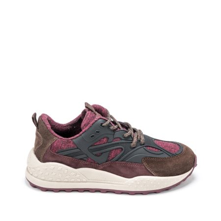 Alternative view of Ženske plitke patike ETERNAL-215A3014A bordo ravne