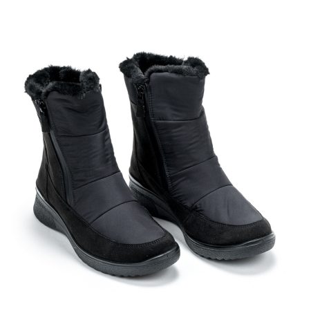 Ženske plitke čizme Ara-12-58502.01H crne ravne