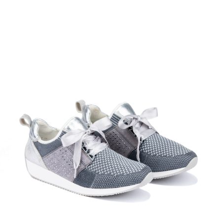 Ženske plitke patike Ara-12-34036.08G sive ravne