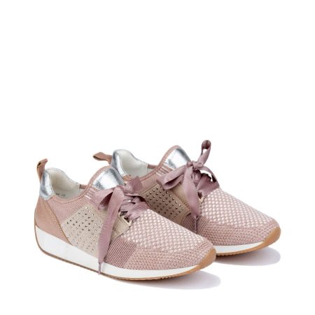 Ženske plitke patike Ara-12-34036.06G krem ravne