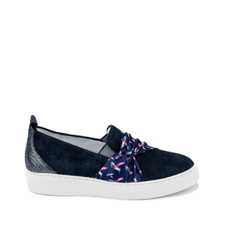 Alternative view of Ženske kožne plitke patike Ara-12-37427.11H plave ravne