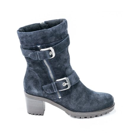 Alternative view of Ženske kožne plitke čizme Ara-12-47368.72G plave na štiklu