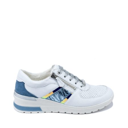 Alternative view of Ženske plitke patike Ara-12-18406.06G bele ravne