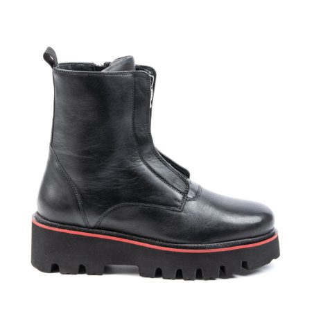 Alternative view of Ženske plitke čizme Ara-12-16721.01G crne ravne