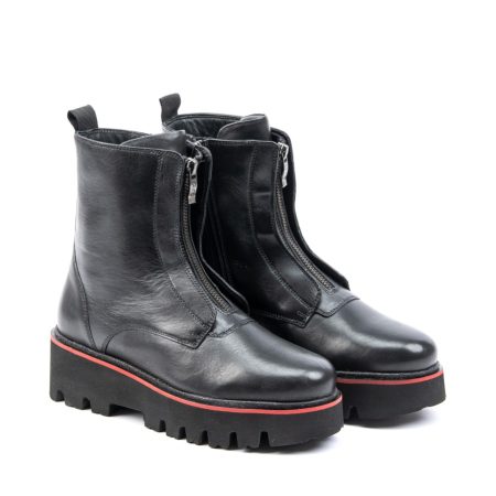 Ženske plitke čizme Ara-12-16721.01G crne ravne