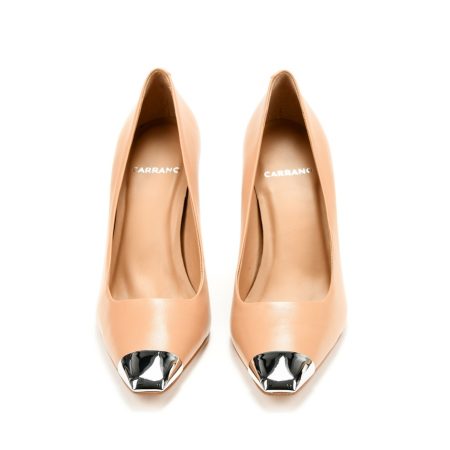 Ženske plitke cipele Carrano-650002CAB02 bež na štiklu - Kupite odmah na Creator.rs -