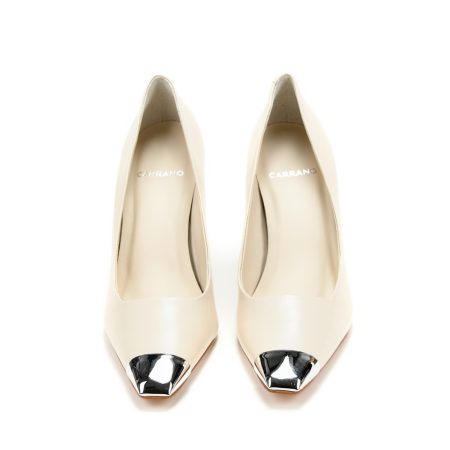 Ženske plitke cipele Carrano-650002CAB02 bele na štiklu - Kupite odmah na Creator.rs -