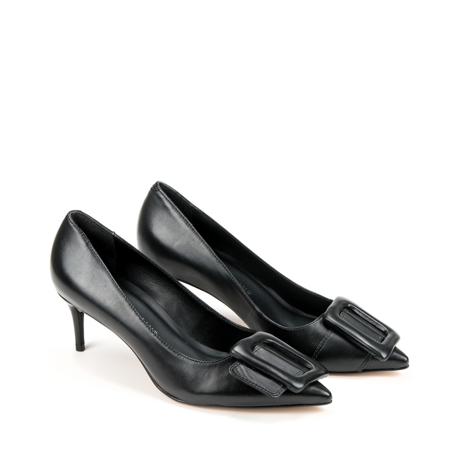 Ženske plitke cipele Carrano-439006/CAB01 crne na štiklu 6 14170 carrano 439006 cab01 nero 2